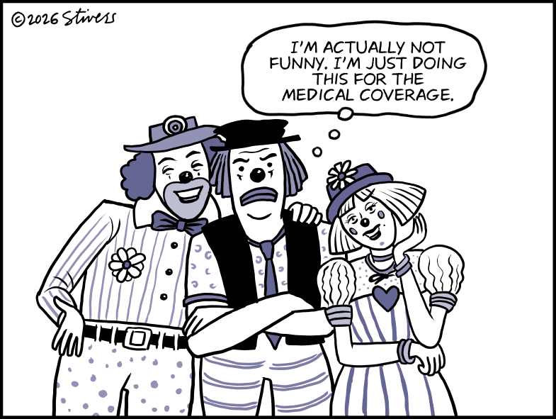 I’m not actually a funny clown